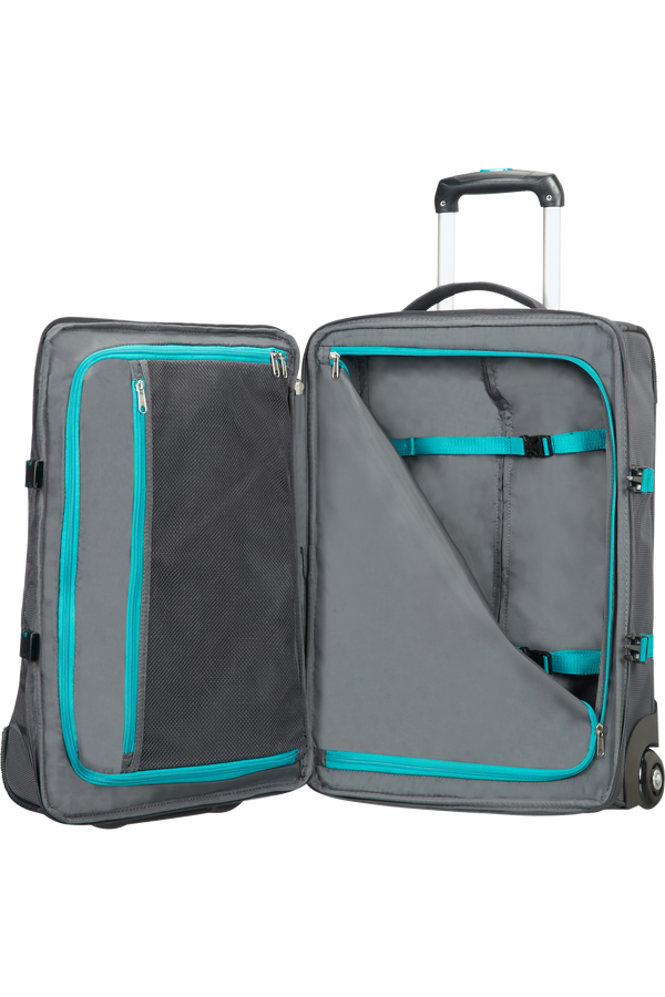 American Tourister Road Quest Bolsa de viaje con ruedas 55X40X20cm  Grey/Turquoise