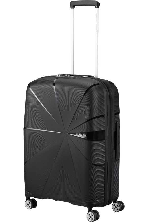 American Tourister Starvibe Spinner Expandable TSA 67cm Negro American Tourister Starvibe Spinner Expandable TSA 67cm Negro