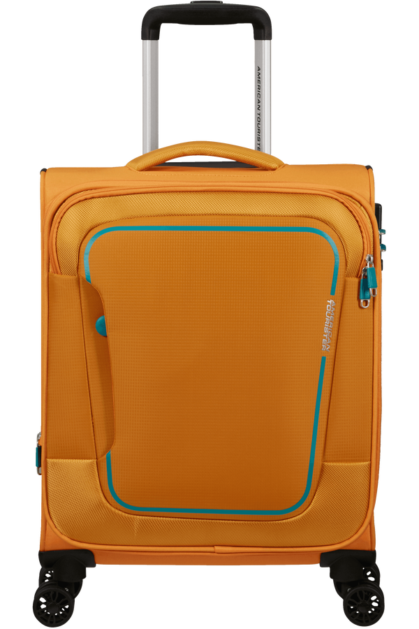 American Tourister Pulsonic Spinner Expandable 55cm  Sunset Yellow