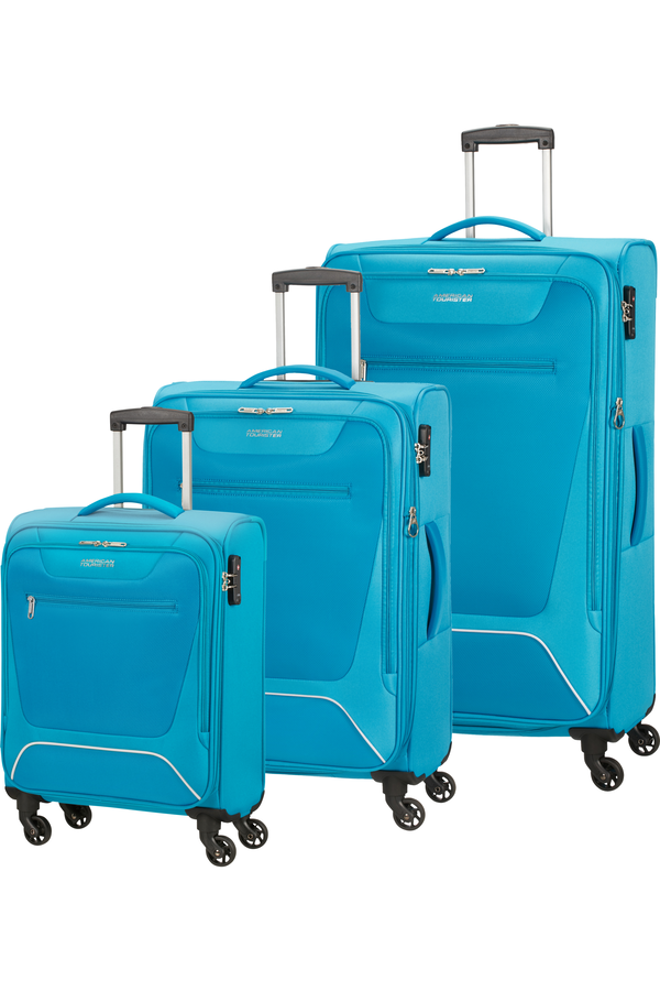 American Tourister Hyperbreez 3 pc Set A  Light Blue