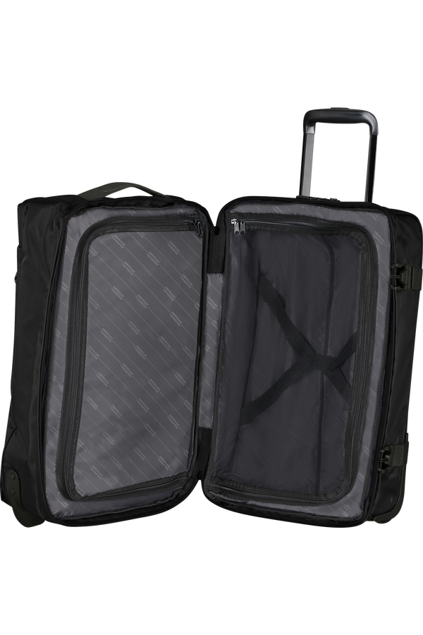 American Tourister Urban Track Duffle with Wheels S  Asphalt Black