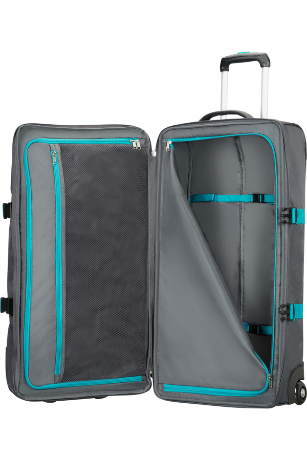 American Tourister Road Quest Bolsa de viaje con ruedas L  Grey/Turquoise