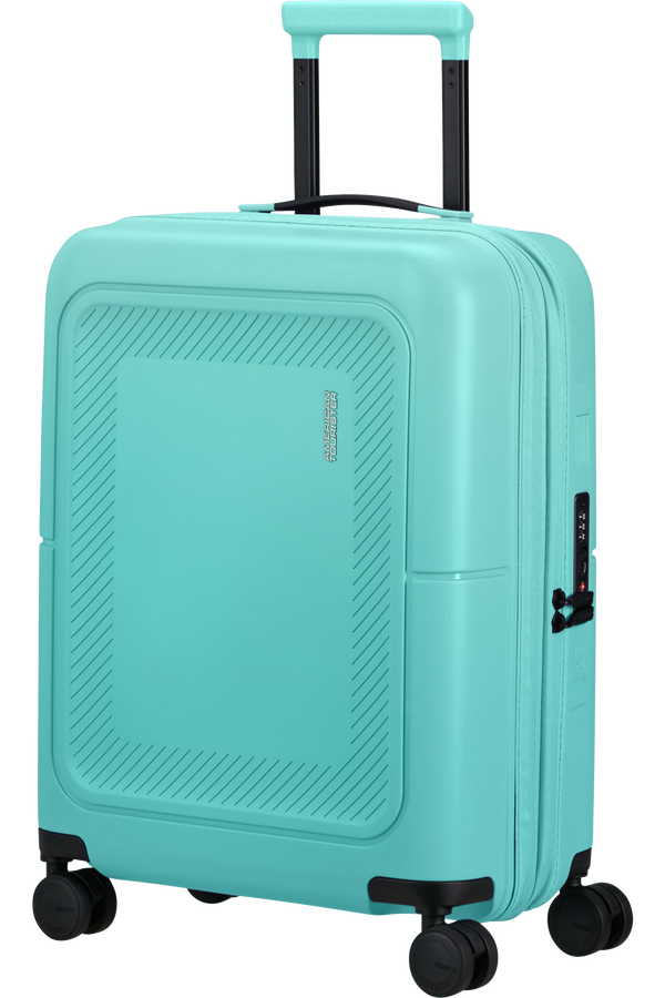 American Tourister DashPop Spinner Expandable TSA 55cm Aqua Sky American Tourister DashPop Spinner Expandable TSA 55cm Aqua Sky