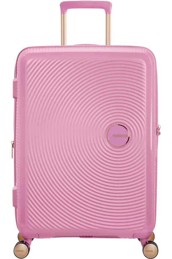 American Tourister Soundbox Spinner TSA Expandable 67cm  Pearl Pink/Gold