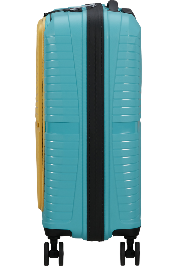 American Tourister Airconic Spinner Frontloader 15.6' 55cm  Surf Blue/Yellow