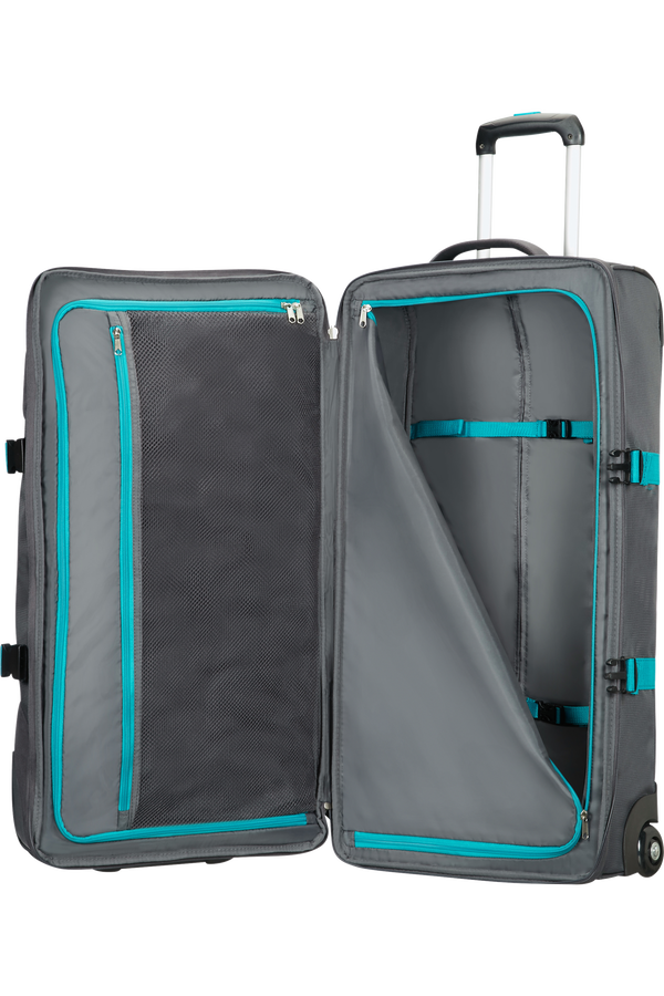 American Tourister Road Quest Bolsa de viaje con ruedas L  Grey/Turquoise
