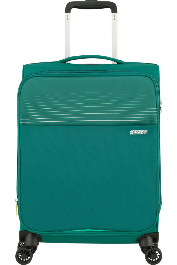 American Tourister Lite Ray Spinner TSA Expandable 55cm  Forest Green