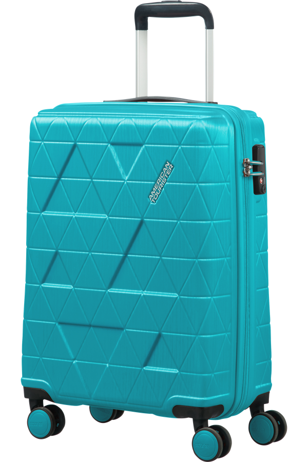 American Tourister Triangolo Spinner TSA 55cm  Halo Blue
