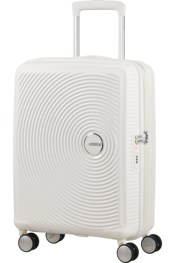 American Tourister Soundbox Spinner expansible 55cm Pure White