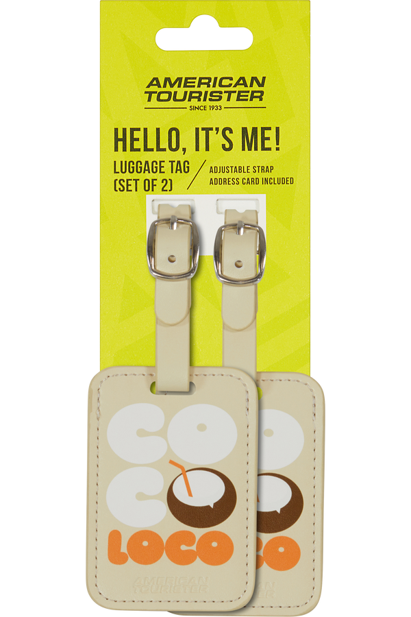 American Tourister American Tourist. Ta Luggage Tag X2 Print  Coco Loco
