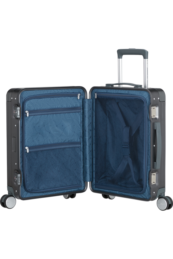 American Tourister Soundbox Alu Spinner TSA 55cm  Brushed Anthracite American Tourister Soundbox Alu Spinner TSA 55cm  Brushed Anthracite