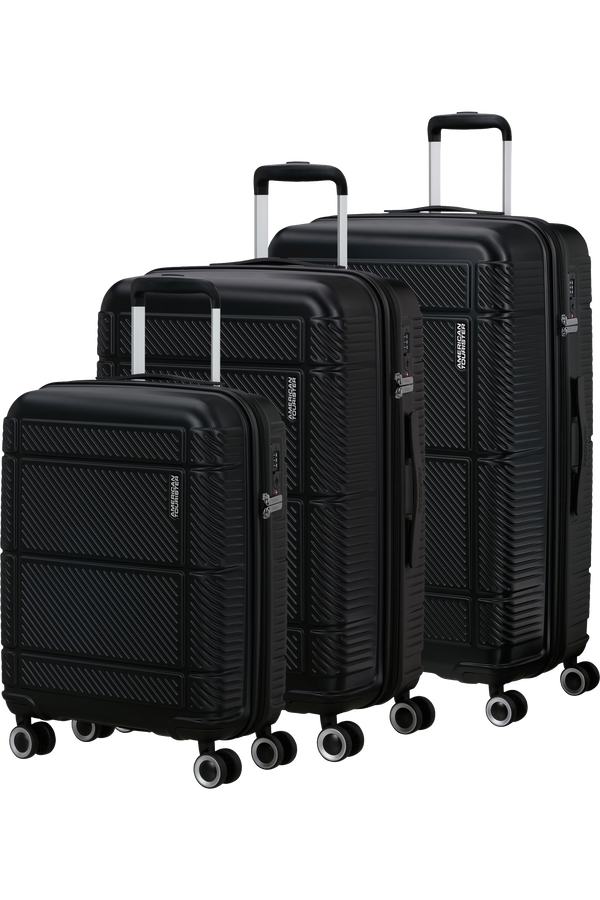 American Tourister Speedplay 3 PC Set A Negro