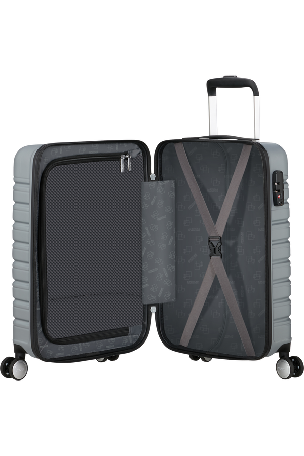 American Tourister Flashline SPIN. 55/20 LENGTH 35 CM  Sky Silver