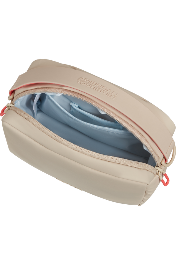 American Tourister Puffypop Pouch  Beige