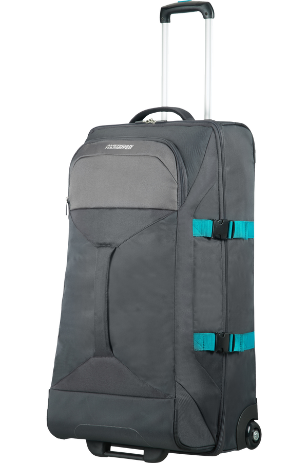 American Tourister Road Quest Bolsa de viaje con ruedas L  Grey/Turquoise