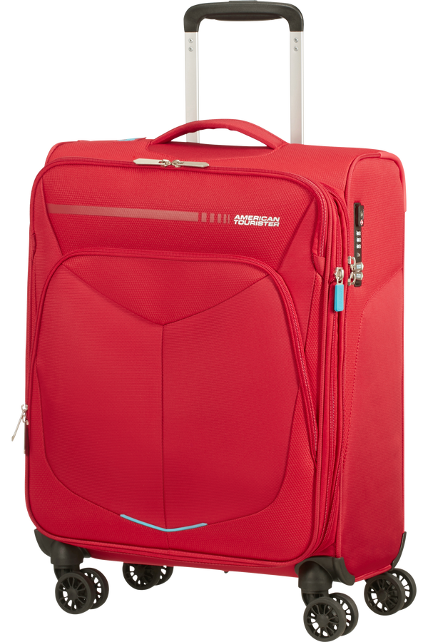 American Tourister Summerfunk Spinner Exp TSA 55cm  Rojo