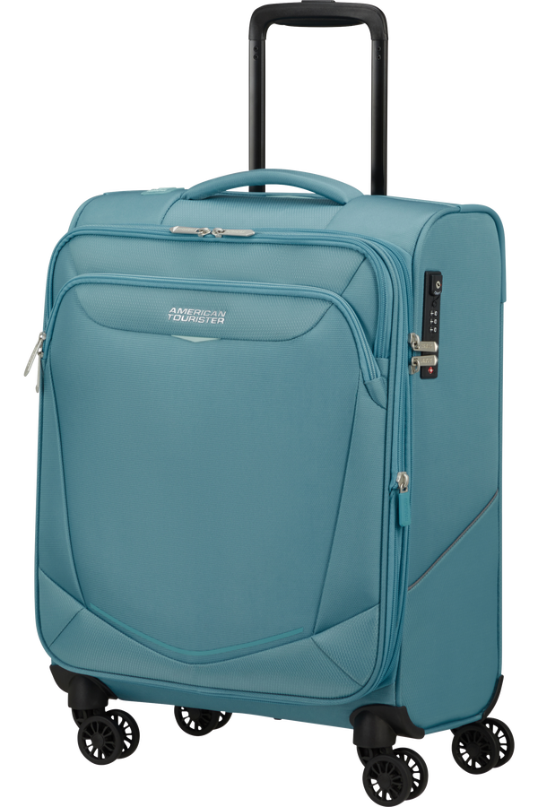 American Tourister SummerRide Spinner S EXP TSA 55cm Breeze Blue American Tourister SummerRide Spinner S EXP TSA 55cm Breeze Blue