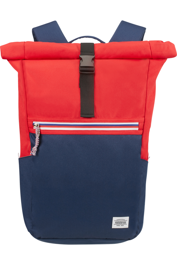 American Tourister Upbeat Rolltop Laptop Backpack Zip 14.1'  Azul/Rojo