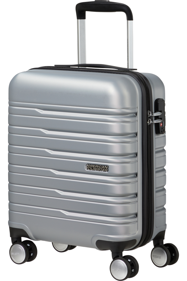 American Tourister Flashline SPINNER UNDERSEATER 45cm  Sky Silver American Tourister Flashline SPINNER UNDERSEATER 45cm  Sky Silver