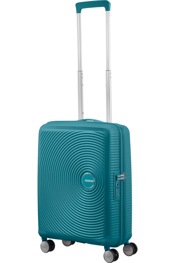 American Tourister Soundbox Spinner Expandable 55cm  Jade Green American Tourister Soundbox Spinner Expandable 55cm  Jade Green