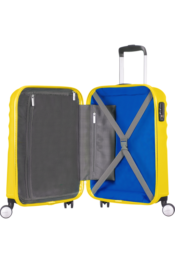 American Tourister Wavebreaker Spinner S 55x40x20cm Sunny Yellow