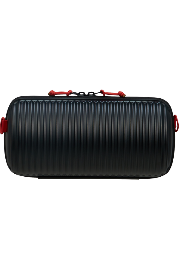 American Tourister Rollio Cross Body  Black/Red