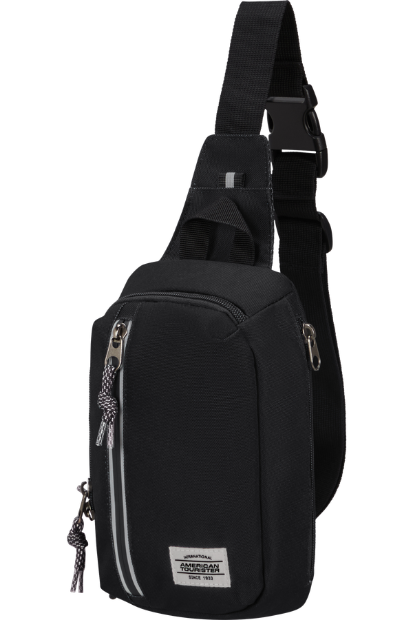 American Tourister Brightup Sling Bag Zip  Negro