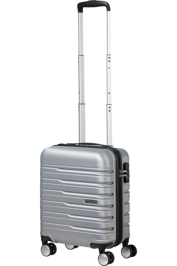 American Tourister Flashline SPINNER UNDERSEATER 45cm  Sky Silver American Tourister Flashline SPINNER UNDERSEATER 45cm  Sky Silver