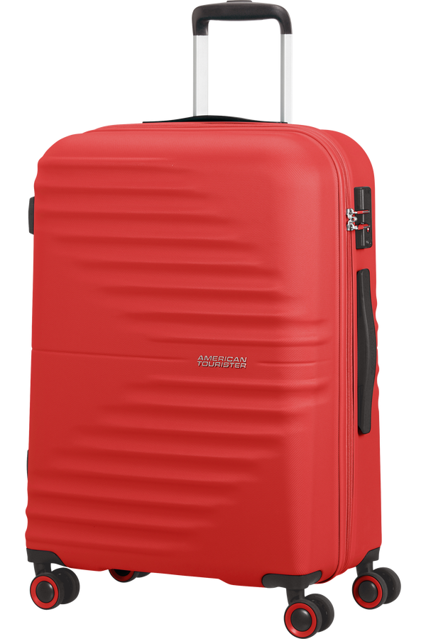 American Tourister Wavetwister Spinner TSA 66cm  Vivid Red