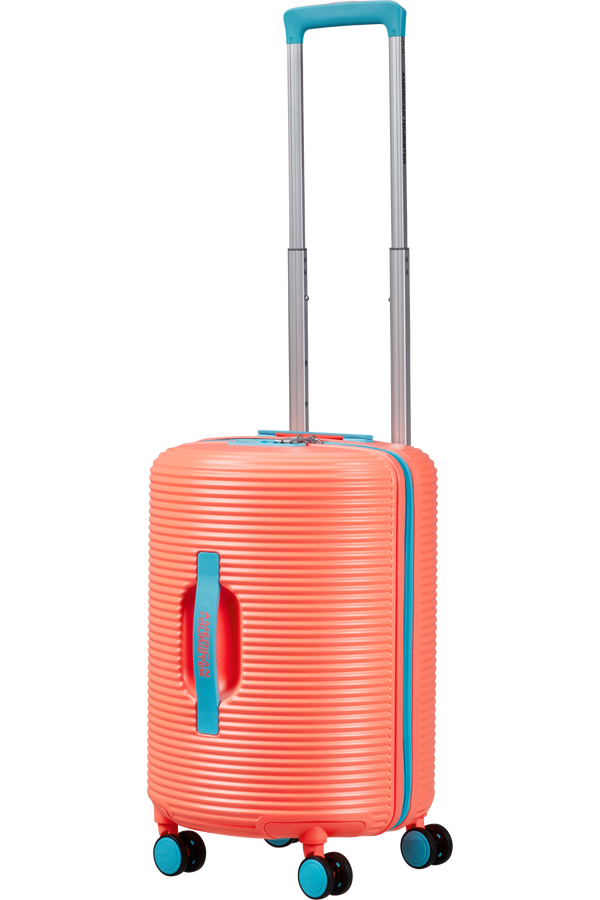American Tourister Rollio Spinner 52cm  Coral/Blue