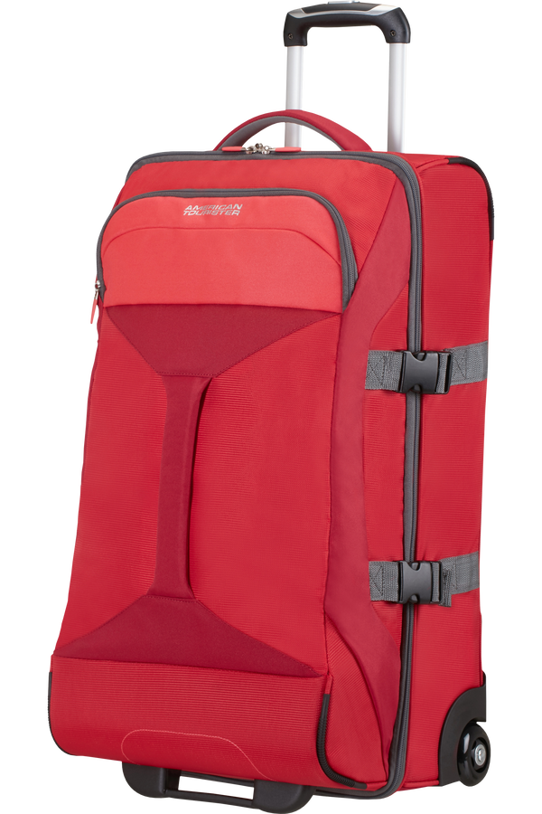 American Tourister Road Quest Bolsa de viaje con ruedas M Solid Red