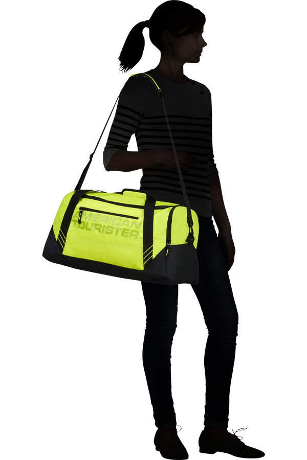American Tourister Urban Groove Ug23 Duffle Sport  Black/Lime Green