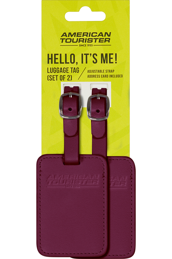 Luggage Tags Etiqueta de equipaje &ndash; Juego de 2 piezas