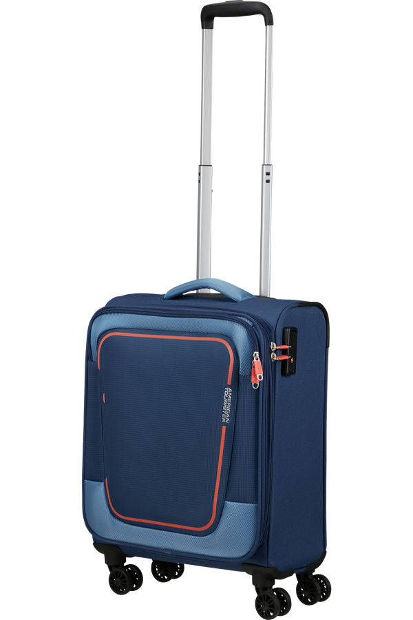 American Tourister Pulsonic Spinner Expandable 55cm  Combat Navy