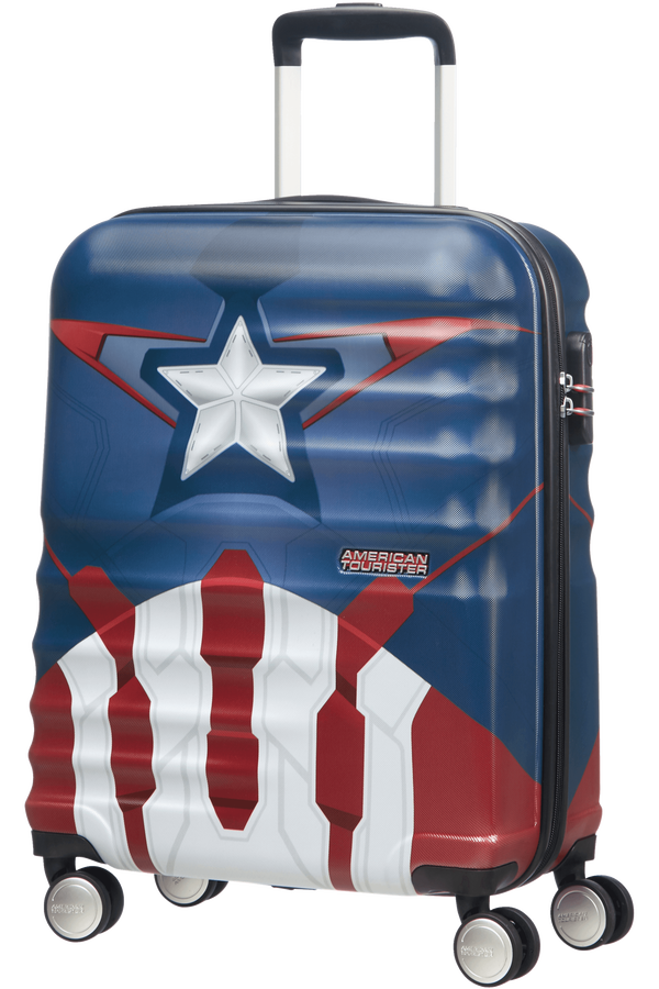 American Tourister Wavebreaker Disney Spinner 55cm  Captain America Close-Up