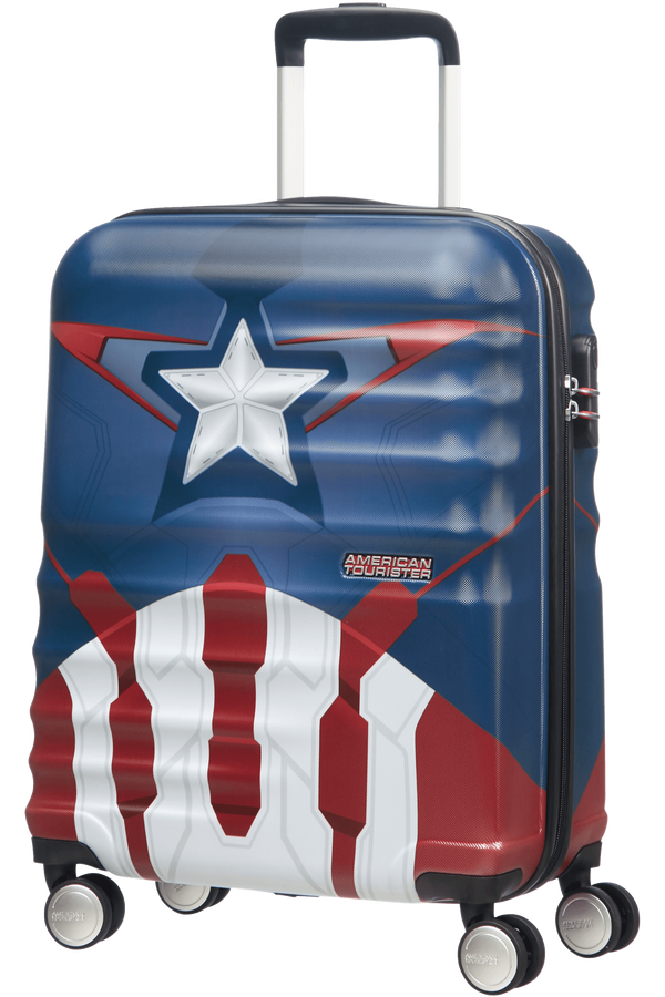 American Tourister Wavebreaker Disney Spinner 55cm Captain America Close-Up