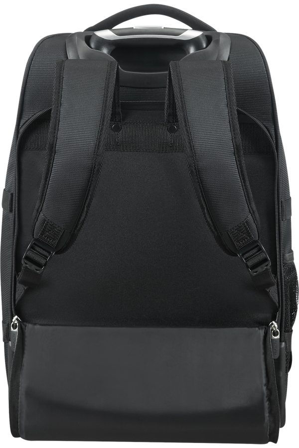 American Tourister Road Quest Mochila para portátil con ruedas 39.6cm/15.6inch  Solid Black