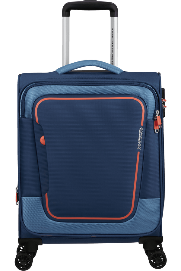 American Tourister Pulsonic Spinner Expandable 55cm  Combat Navy
