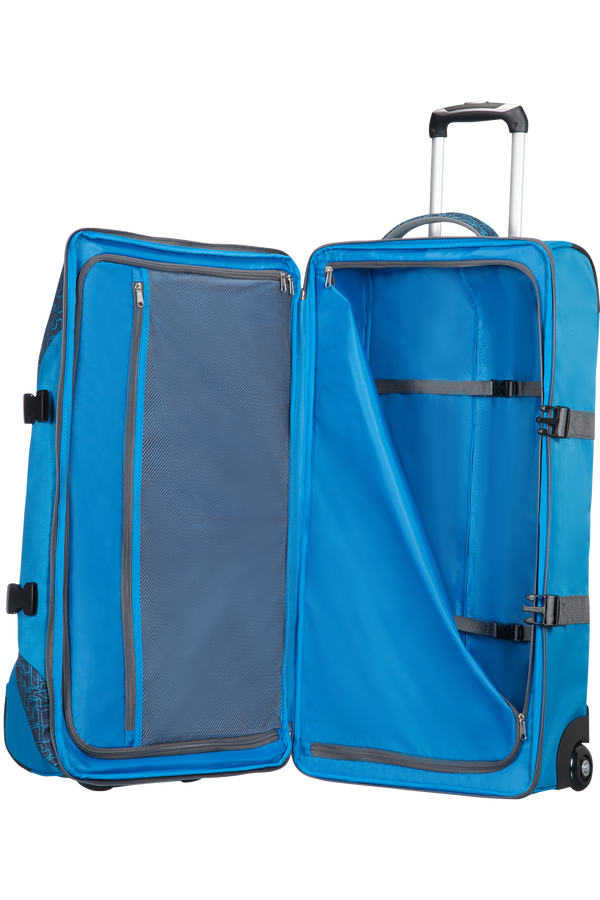 American Tourister Road Quest Bolsa de viaje con ruedas L Bluestar Print