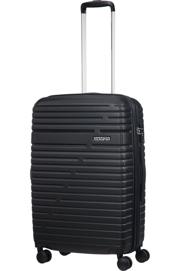 American Tourister Aero Racer Spinner M Expandable 68cm  Jet Black