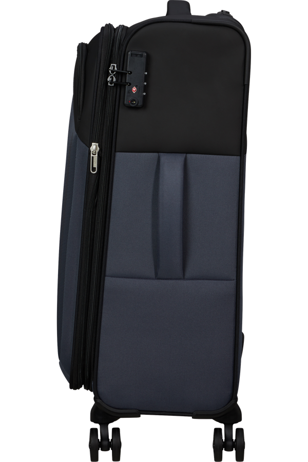 American Tourister Daring Dash Spinner Expandable TSA M  Black/Grey