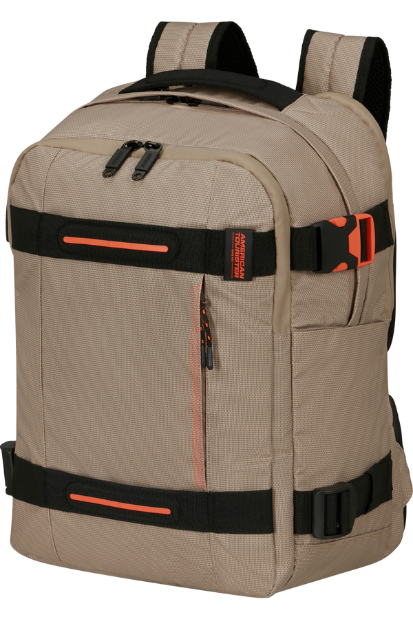 American Tourister Urban Track Laptop Backpack Coated 15.6'  Beige/Orange