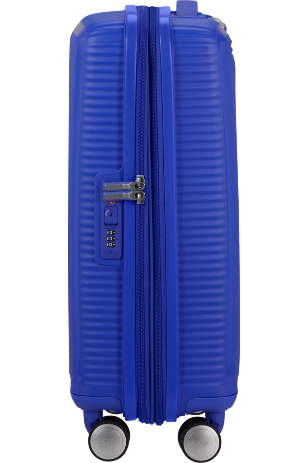 American Tourister SoundBox Spinner Expandable 55cm  Cobalt Blue American Tourister SoundBox Spinner Expandable 55cm  Cobalt Blue