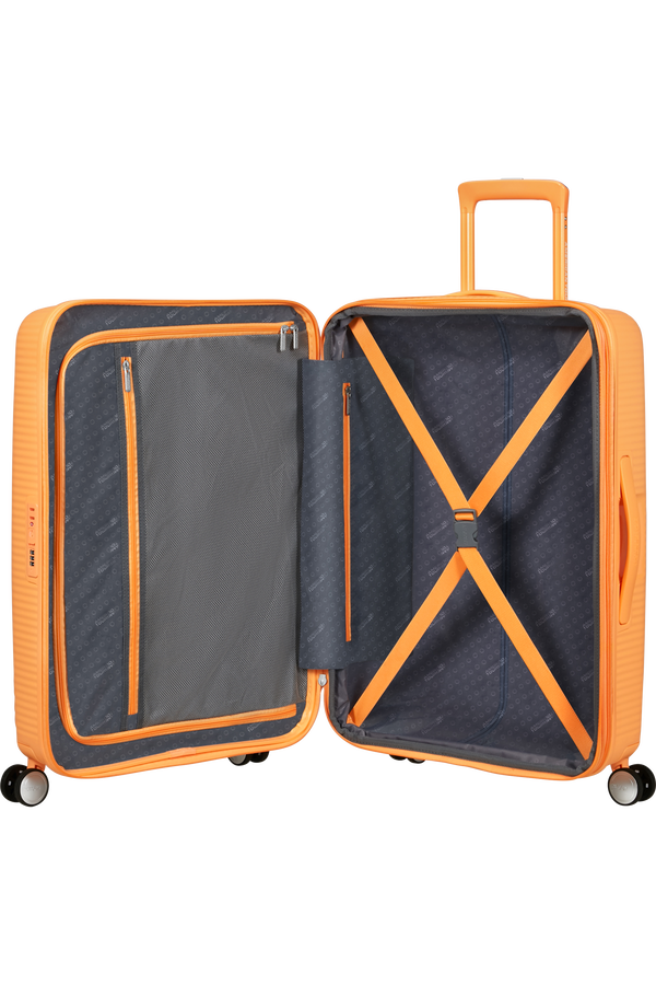 SoundBox 67cm Equipaje mediano | American Tourister SoundBox Spinner TSA Expandable 67cm  Papaya Pop