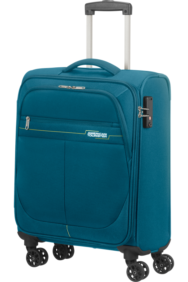 American Tourister Deep Dive Spinner TSA 55cm  Teal/Lime