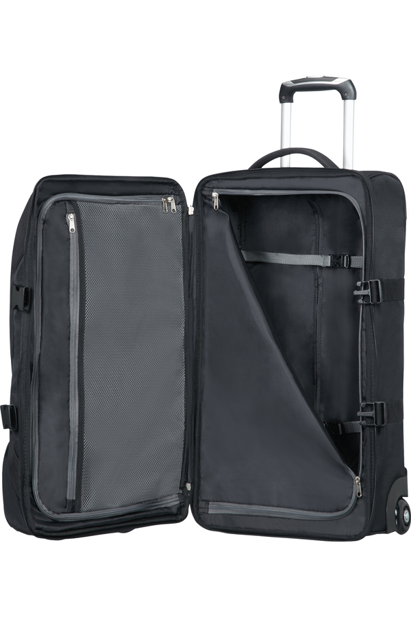 American Tourister Road Quest Bolsa de viaje con ruedas M Solid Black