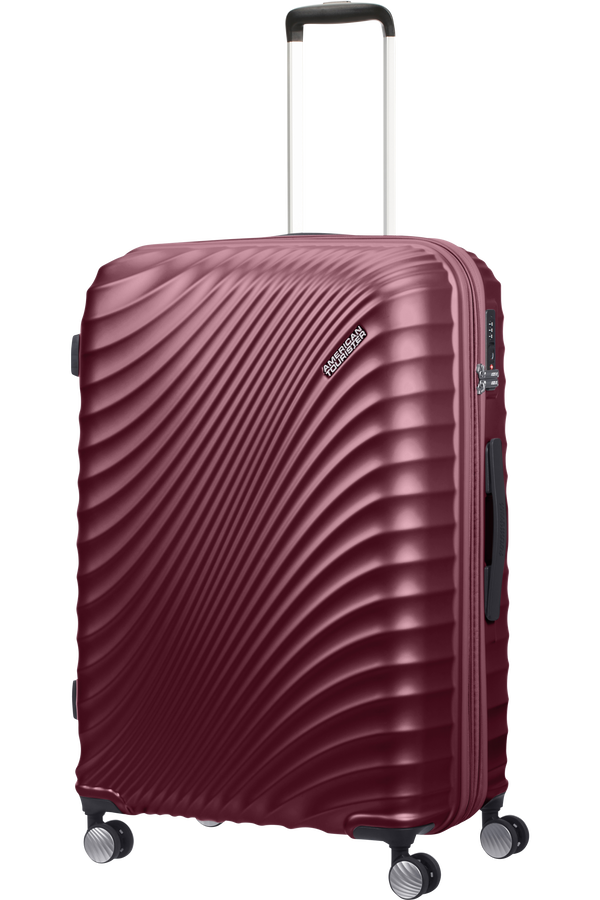 American Tourister Jetglam Spinner TSA Expandable 77cm  Metallic Grape Purple