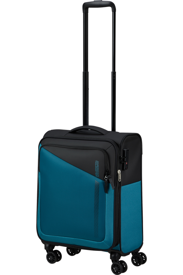 American Tourister Daring Dash Spinner Expandable TSA S  Black/Blue American Tourister Daring Dash Spinner Expandable TSA S  Black/Blue