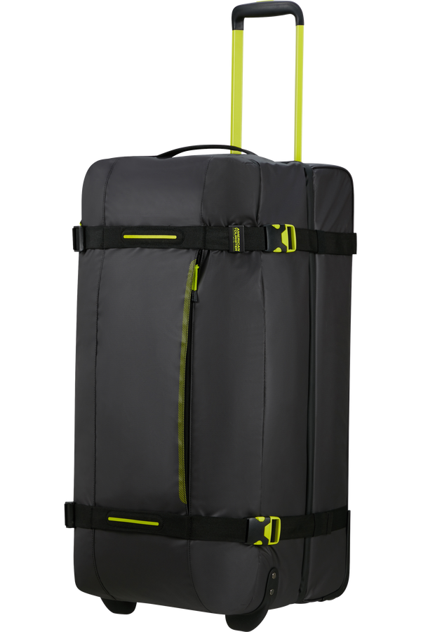 American Tourister Urban Track Duffle with wheels Coated L  Black/Lime