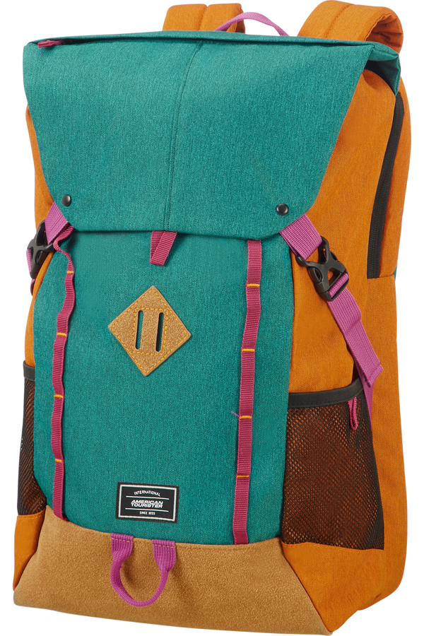 American Tourister Urban Groove Lifestyle Backpack 17.3inch  Green/Orange American Tourister Urban Groove Lifestyle Backpack 17.3inch  Green/Orange